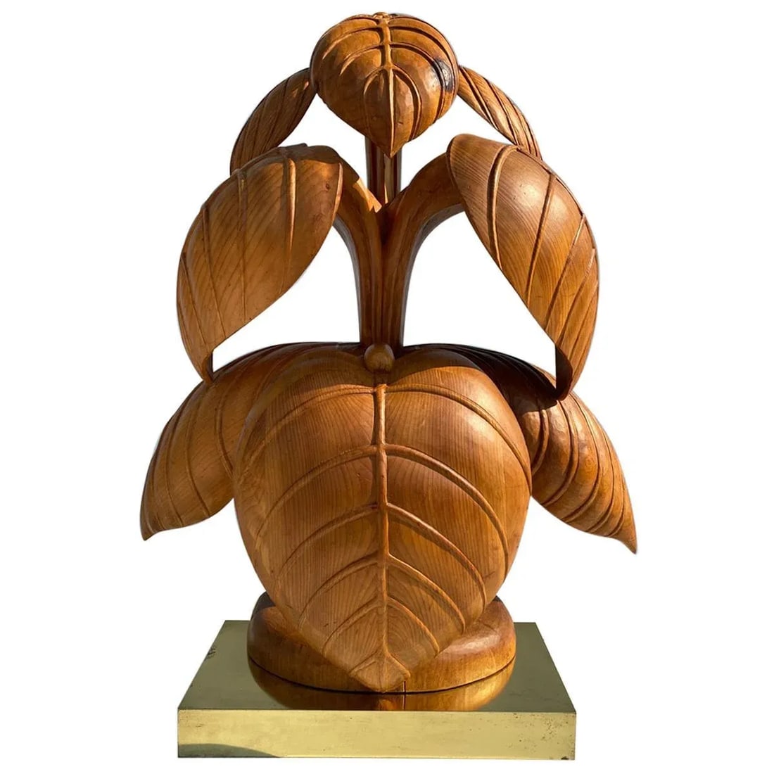 Rhubarb Leaf Sculpture Lamp - 13