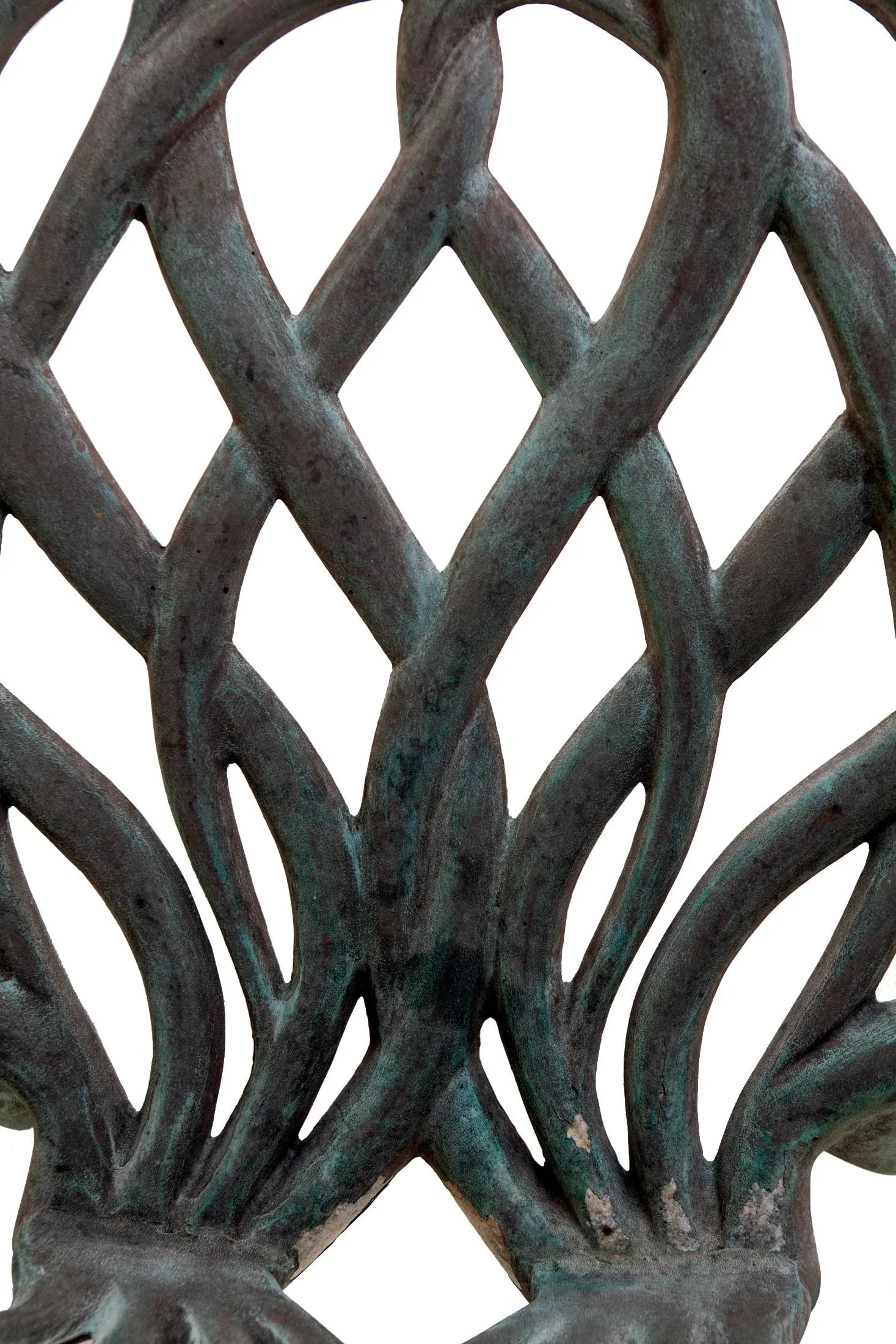 Pair of Vintage Cast Iron Garden Chairs - 5