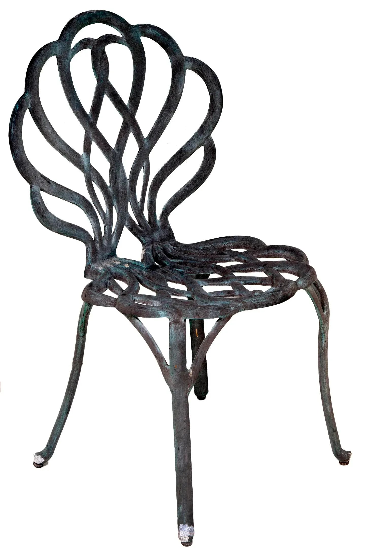 Pair of Vintage Cast Iron Garden Chairs - 6