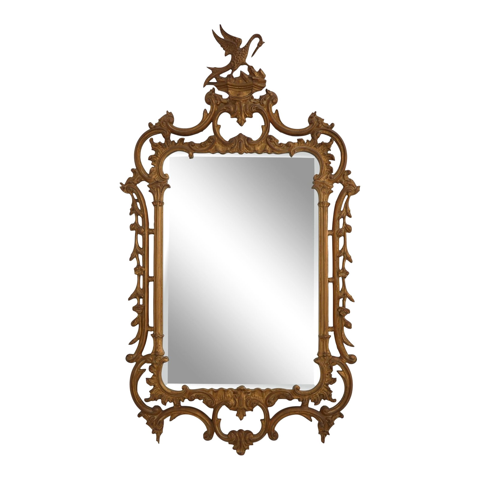 Carvers Guild Rococo Style Gilt Frame Phoenix Mirror (1 of 12)