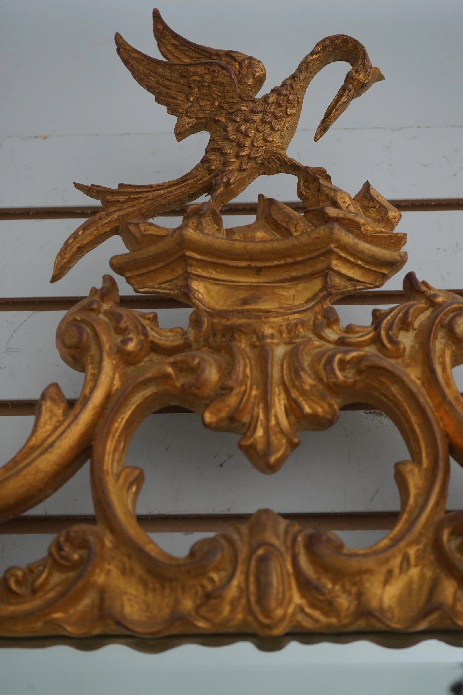 Carvers Guild Rococo Style Gilt Frame Phoenix Mirror - 4