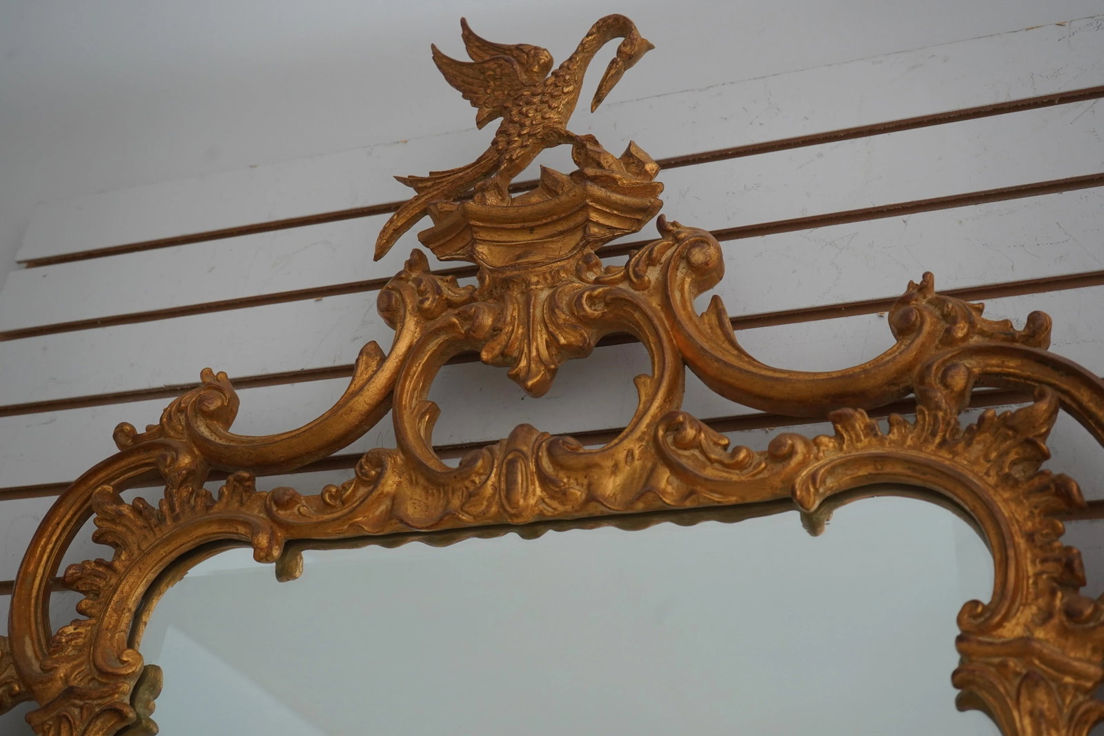 Carvers Guild Rococo Style Gilt Frame Phoenix Mirror - 5