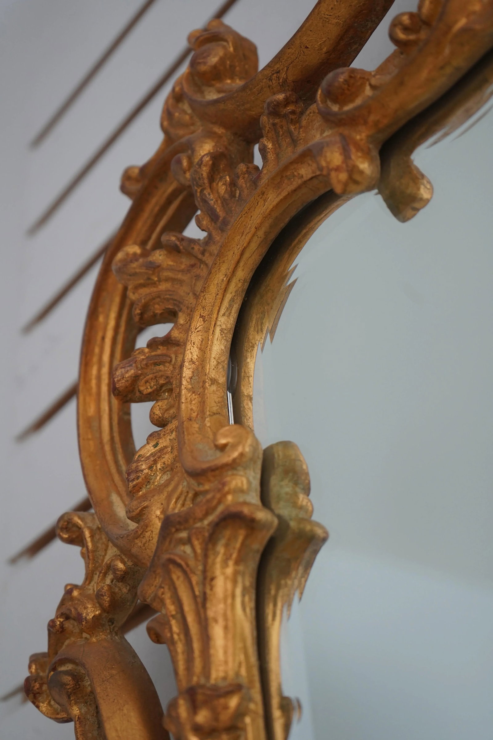 Carvers Guild Rococo Style Gilt Frame Phoenix Mirror - 8