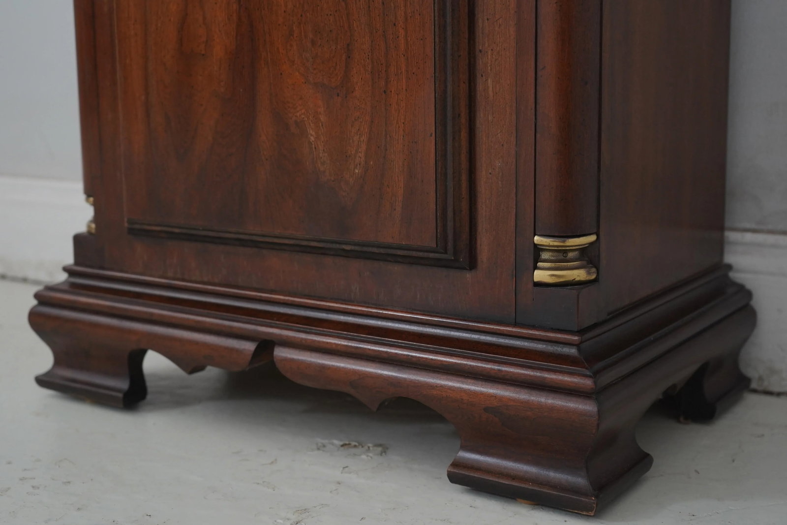 Ridgeway Cherry Tall Case Grandfather Clock - 9