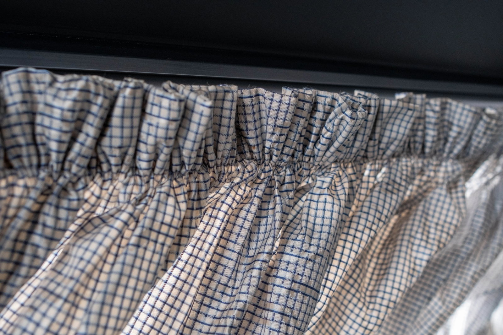 Custom Scalamandre Blue Damask Drapes - 12