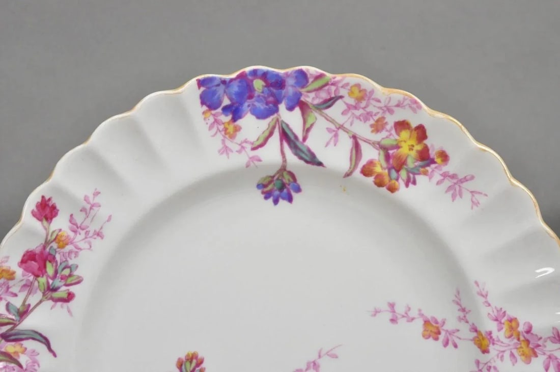 Mid 20th Century Spode England "Chelsea Garden" Bone China Porcelain Dinner Set of 51 Pc - 8