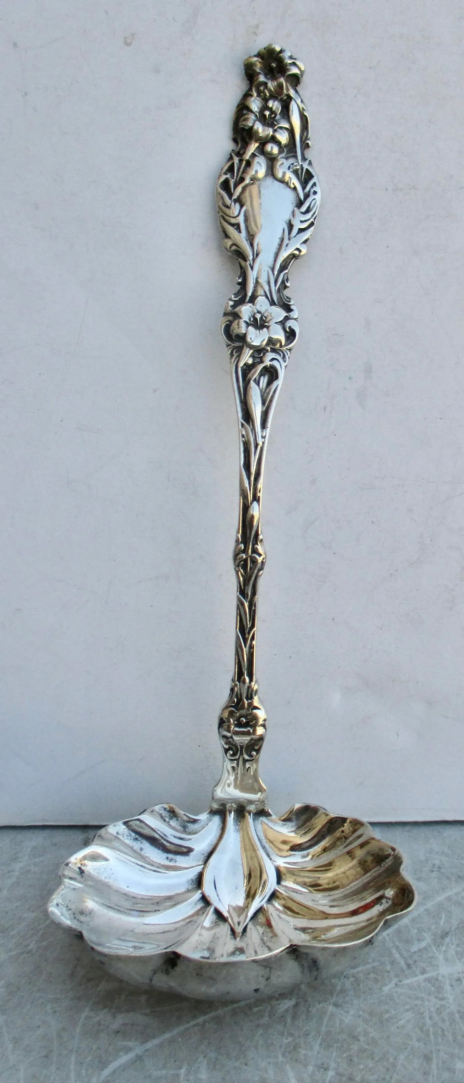 Art Nouveau Sterling Soup Laddle - 2
