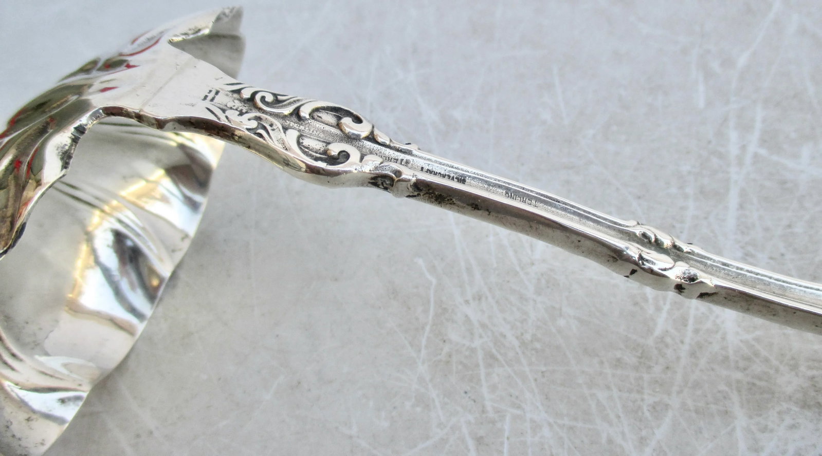 Art Nouveau Sterling Soup Laddle - 4