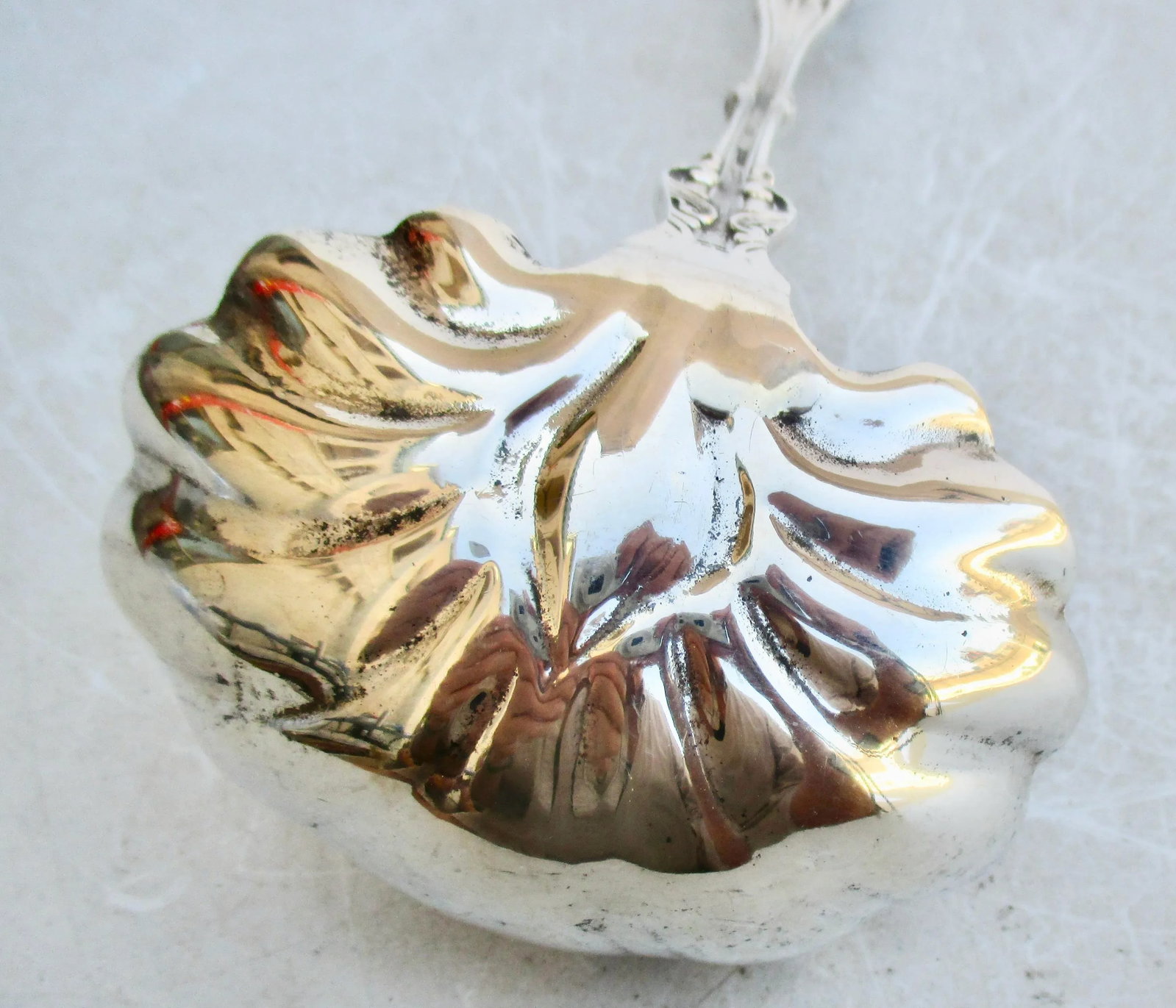 Art Nouveau Sterling Soup Laddle - 5