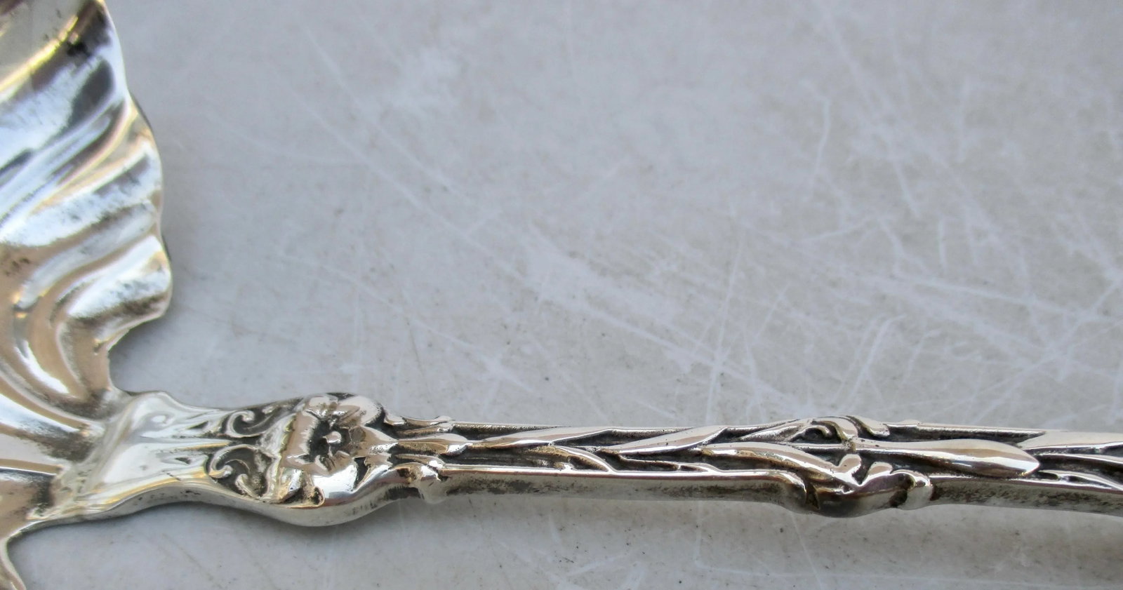 Art Nouveau Sterling Soup Laddle - 6