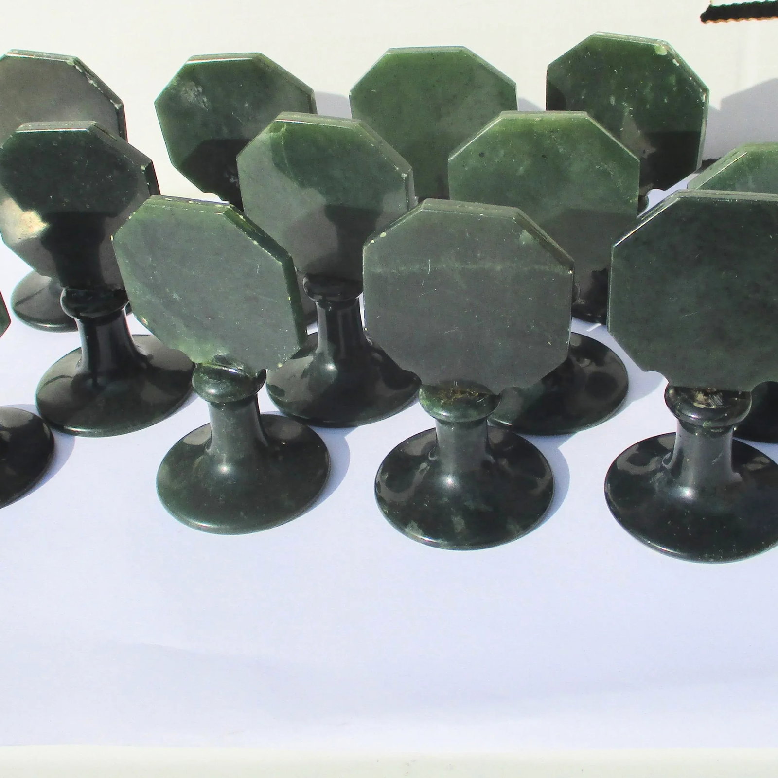 Set of 12 Grand Hotel Jade Place Card Holders - Set of 12 - 2