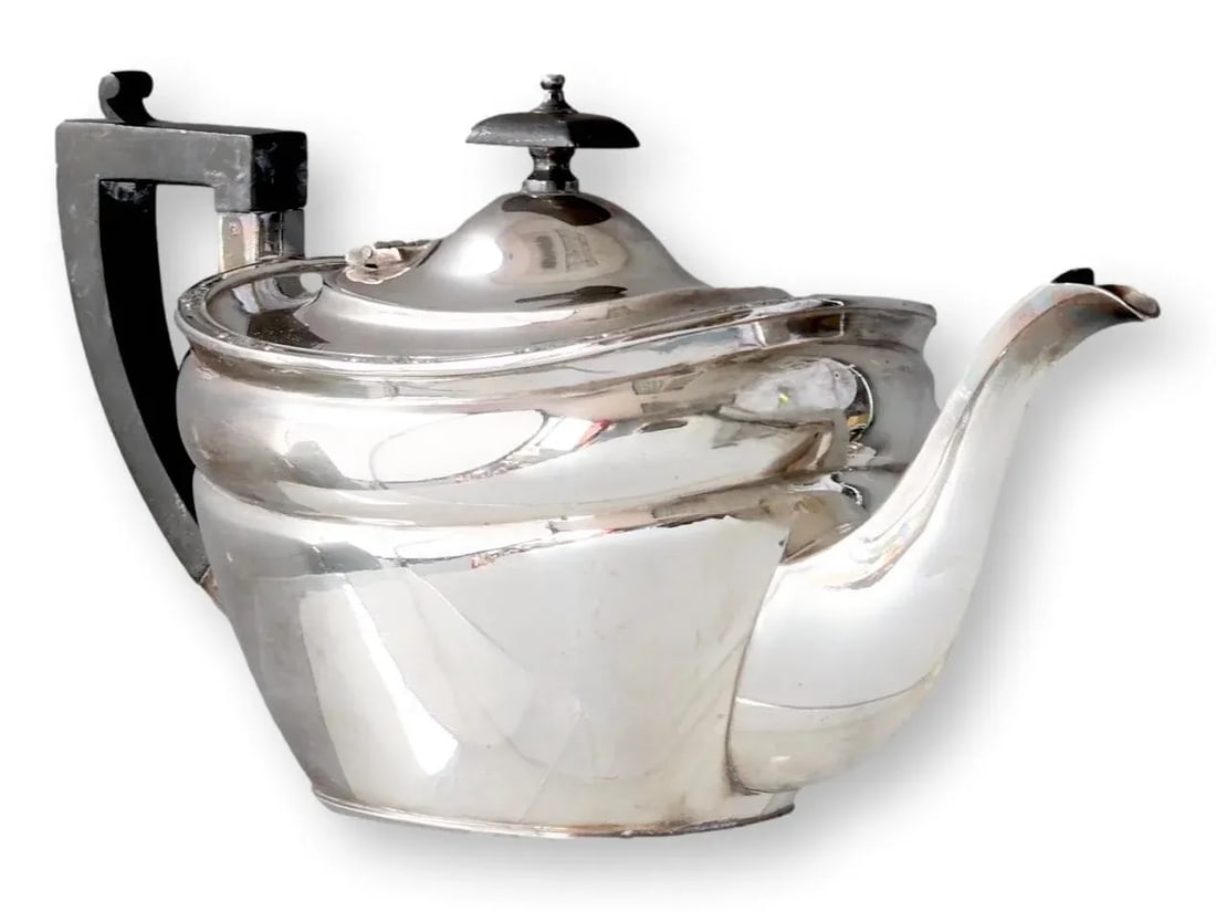 1930s Art Deco English Silverplate Cream & Sugar Set - 3