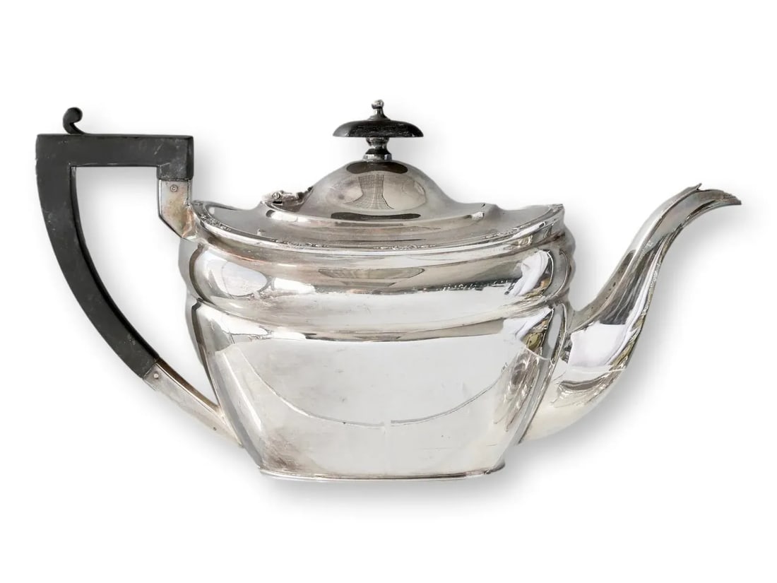 1930s Art Deco English Silverplate Cream & Sugar Set - 5