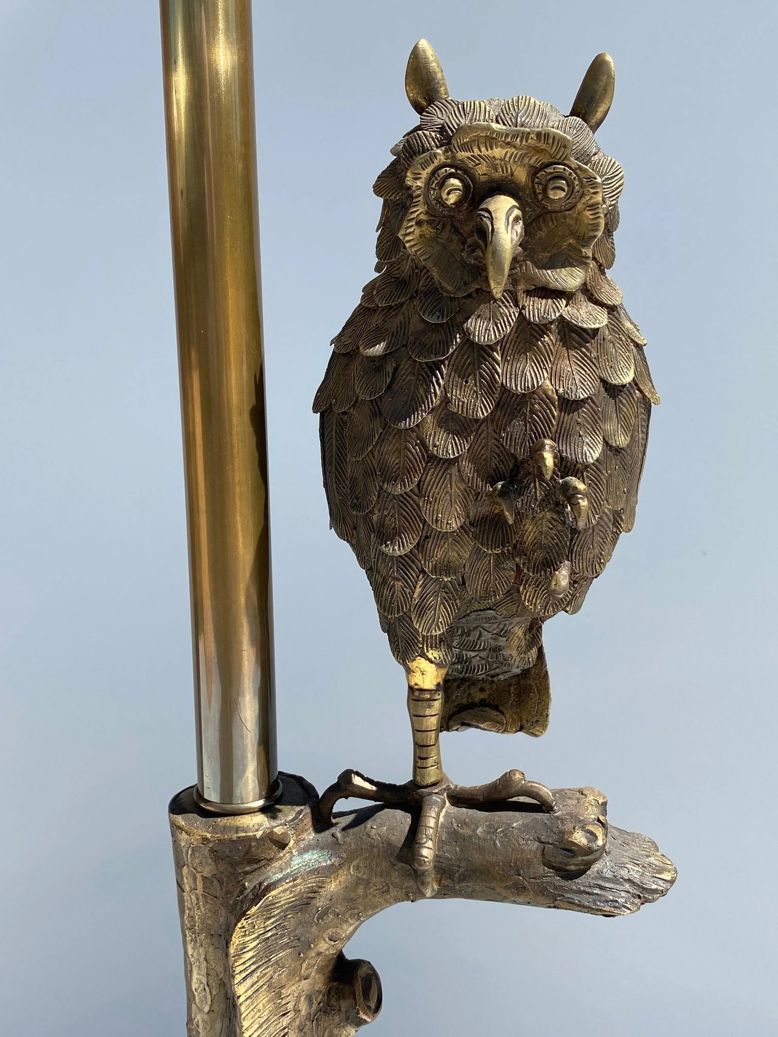Bronze Owl Lamp by Marbro - 10