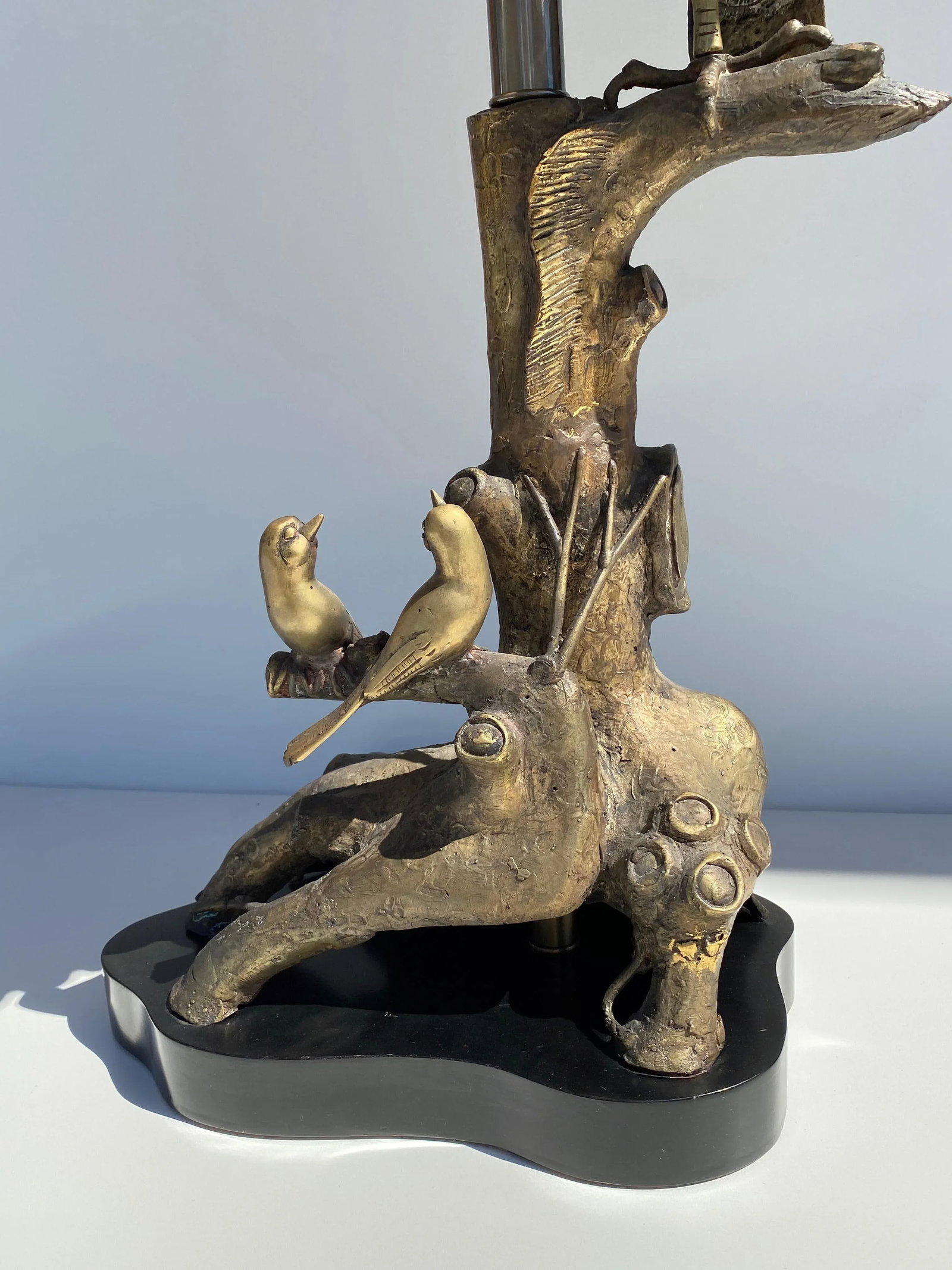 Bronze Owl Lamp by Marbro - 6