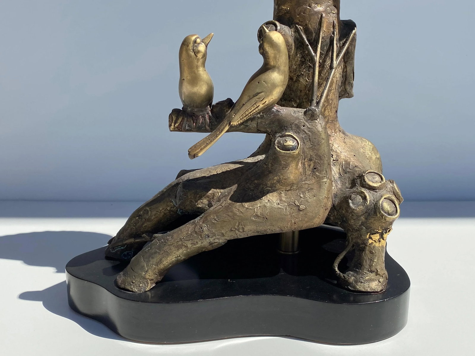 Bronze Owl Lamp by Marbro - 7
