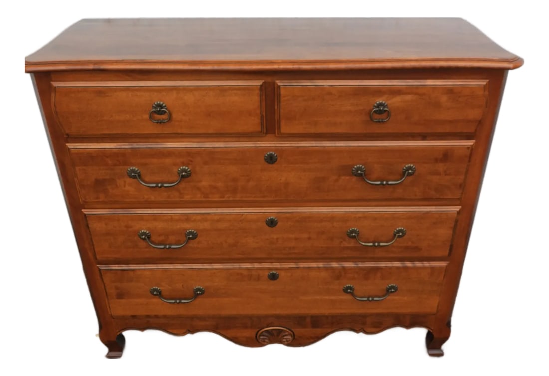 Ethan Allen Solid Maple Large Low Dresser Bathroom Vanity 6020 (1 of 16)