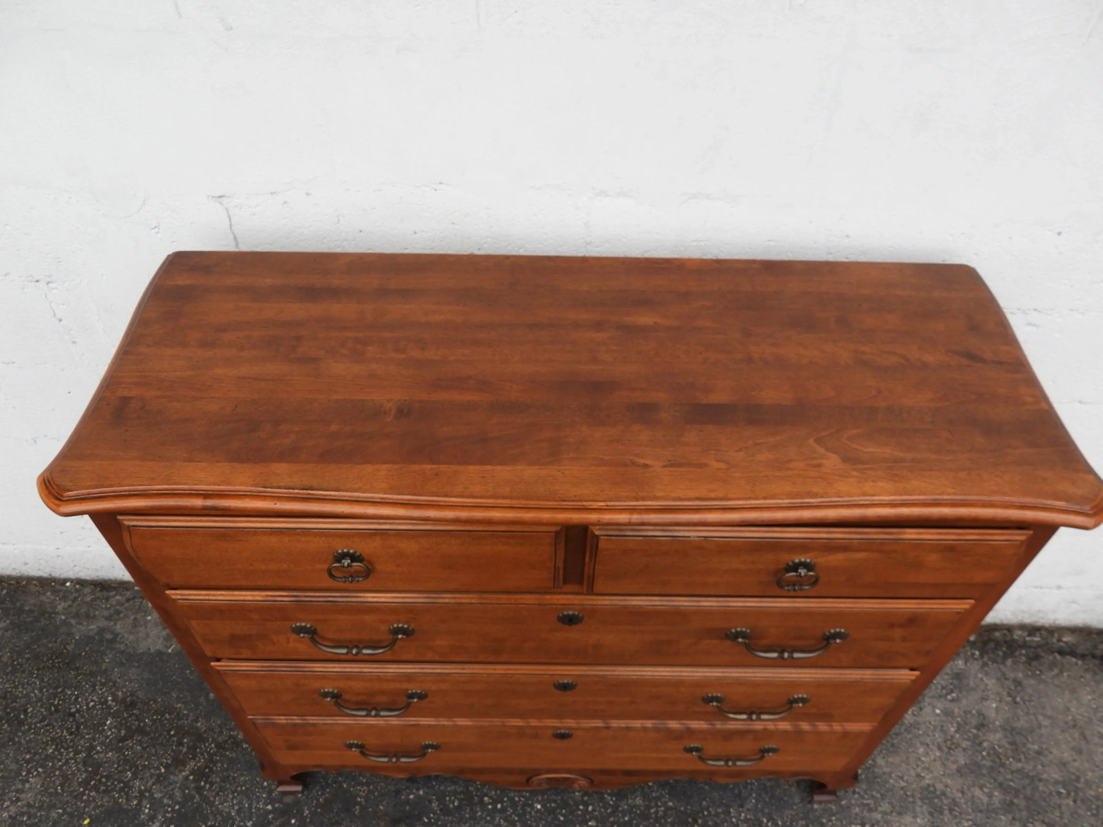 Ethan Allen Solid Maple Large Low Dresser Bathroom Vanity 6020 - 3