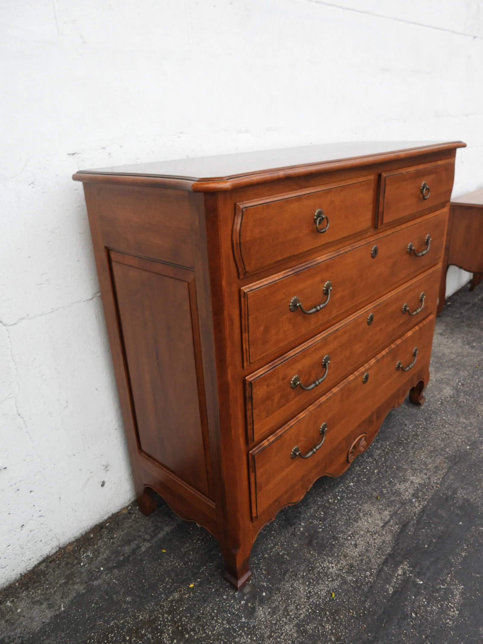 Ethan Allen Solid Maple Large Low Dresser Bathroom Vanity 6020 - 4