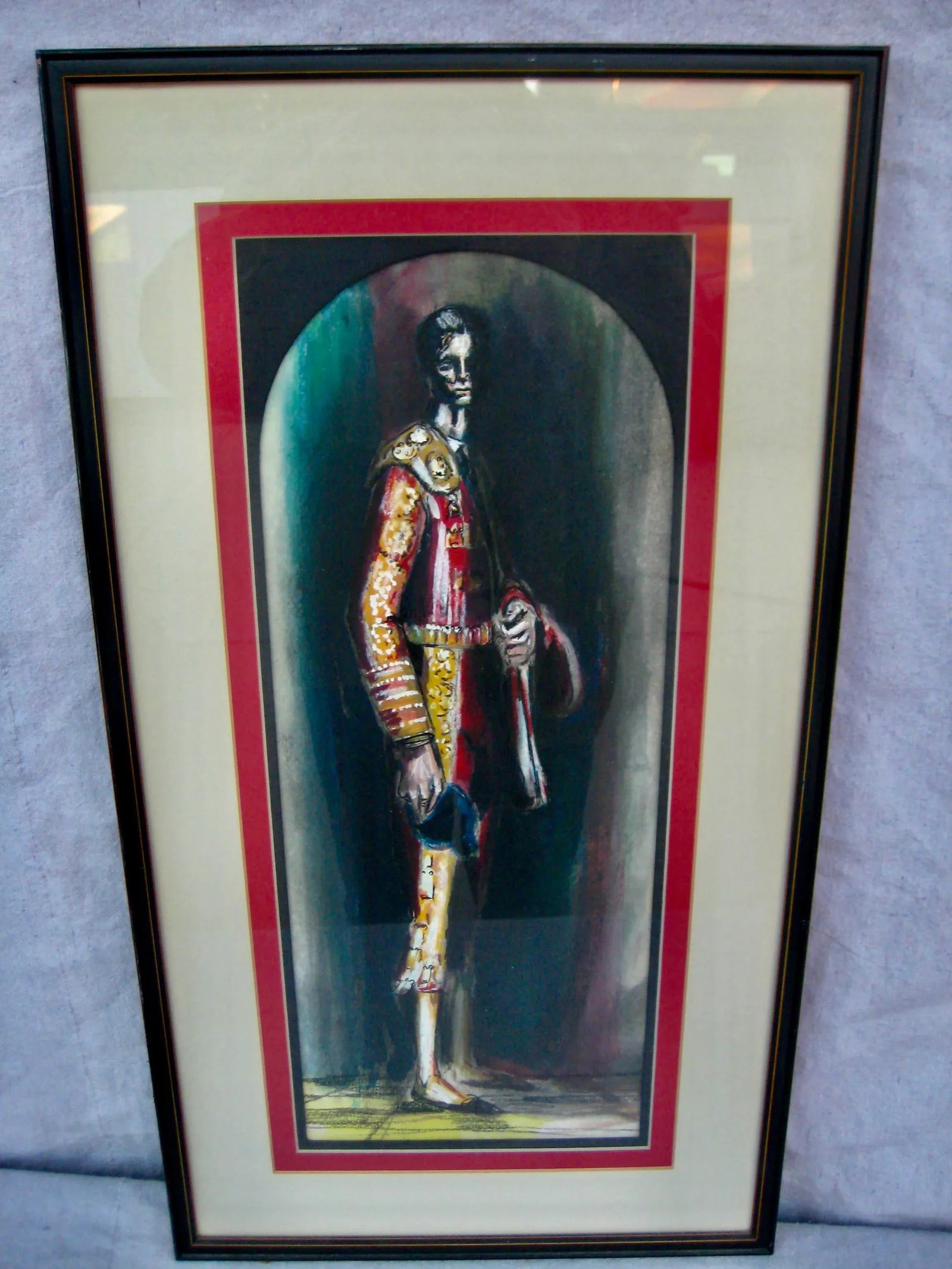 Men Portrait of a Matador Painting by Paul Winslow, Framed - 12