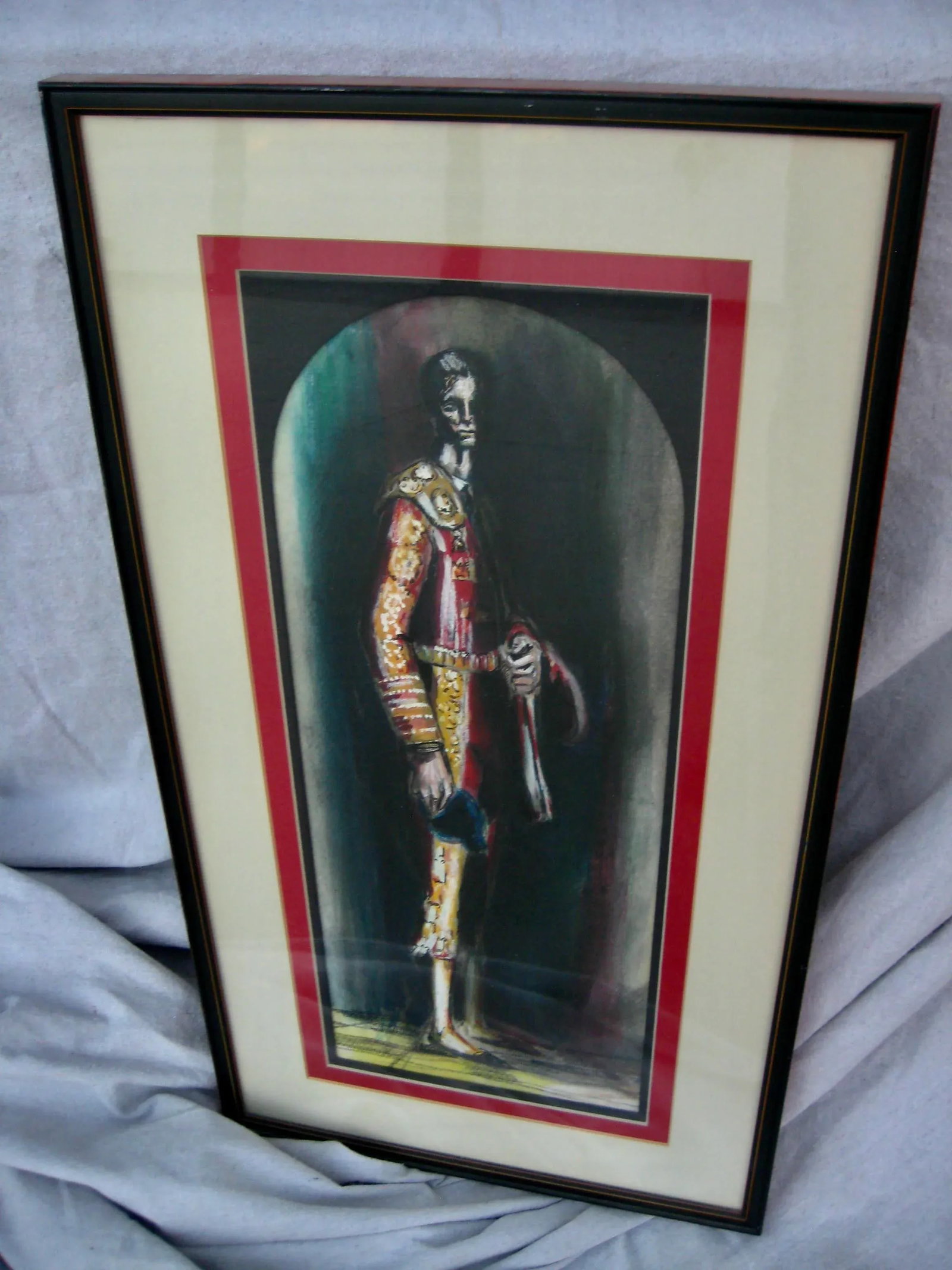 Men Portrait of a Matador Painting by Paul Winslow, Framed - 2