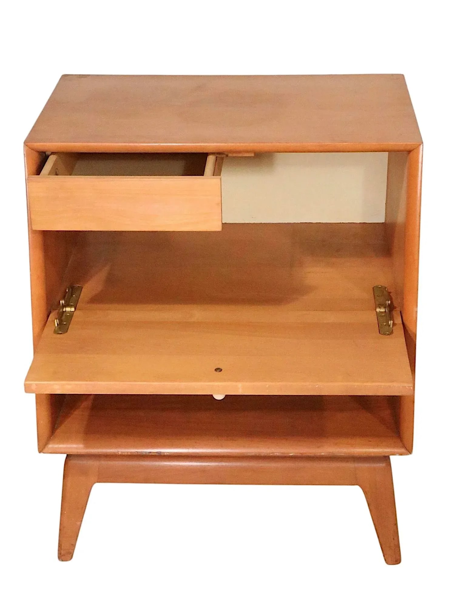 Mid Century Heywood Wakefield Encore Nightstand M 1508 C. 1955-56 - 13