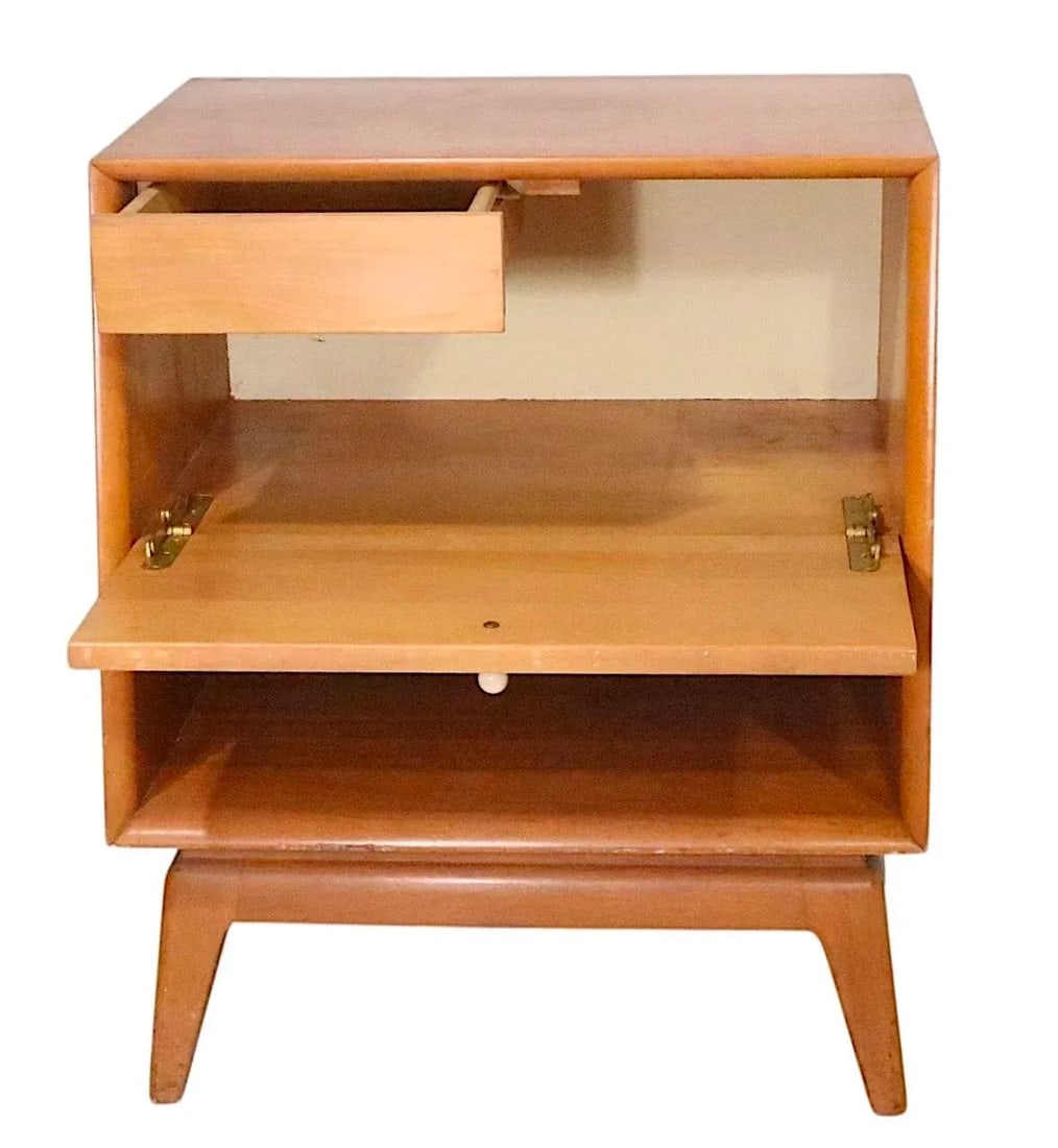 Mid Century Heywood Wakefield Encore Nightstand M 1508 C. 1955-56 - 7