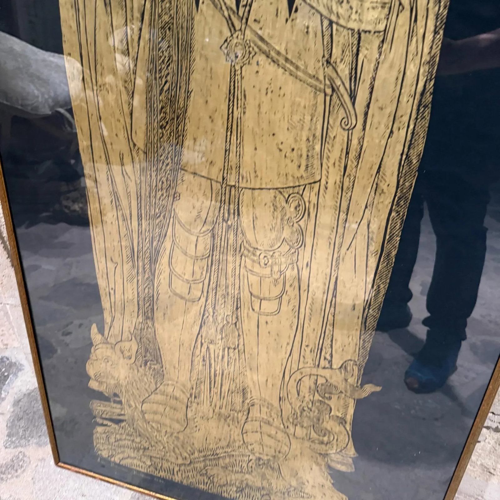 Sir Thomas Boleyn Handmade Brass Rubbing Art/British Royality - 7