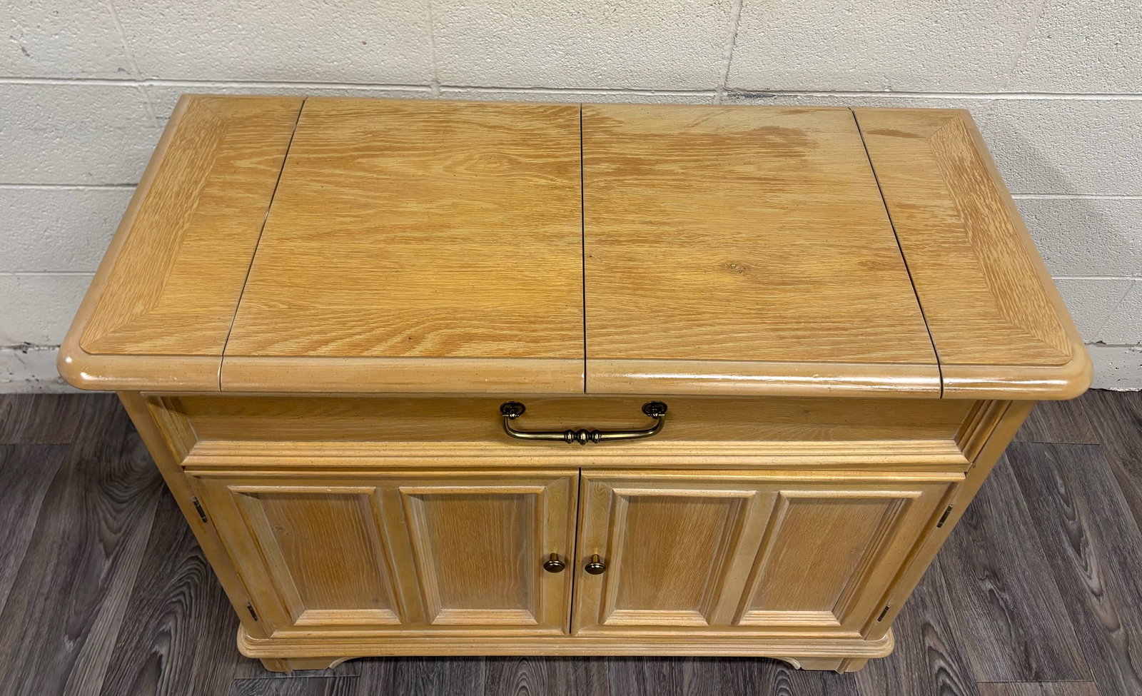 Vintage Bernhardt Furniture Flip Top Server Sideboard - 9