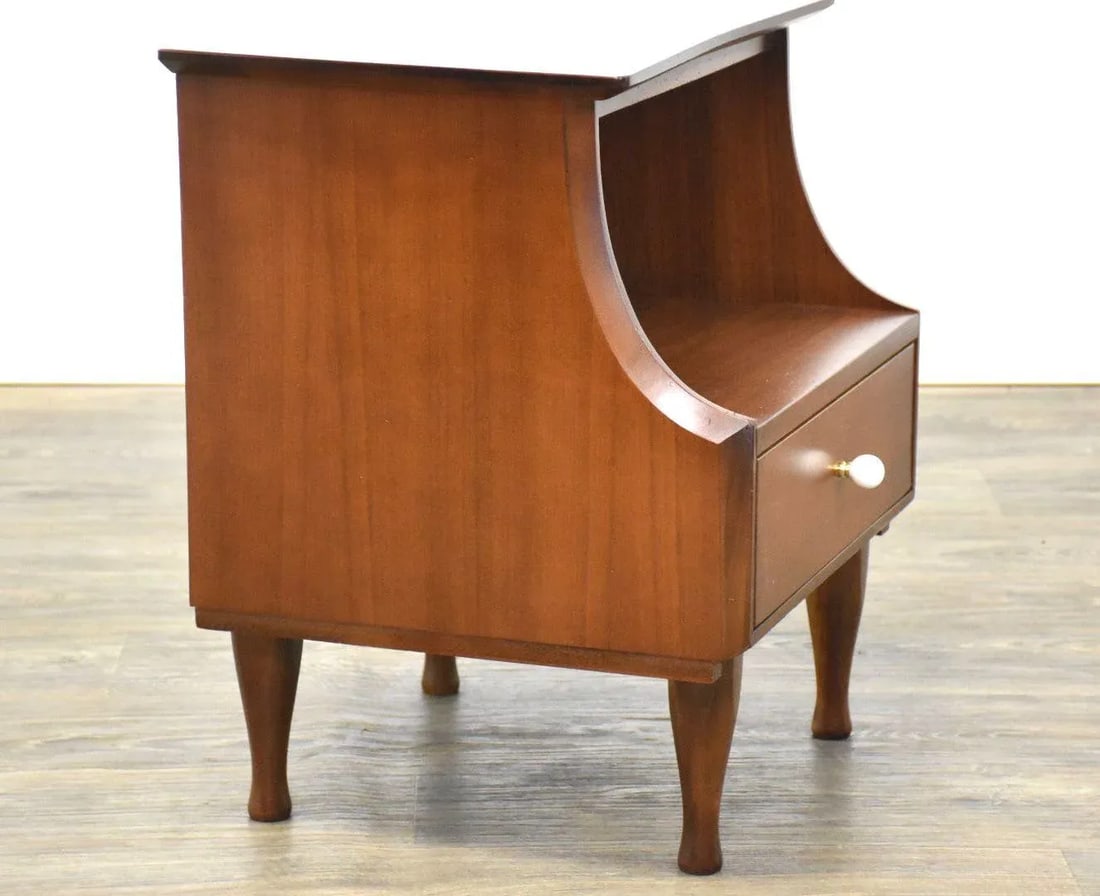 Kipp Stewart Style Walnut Nightstand - 2