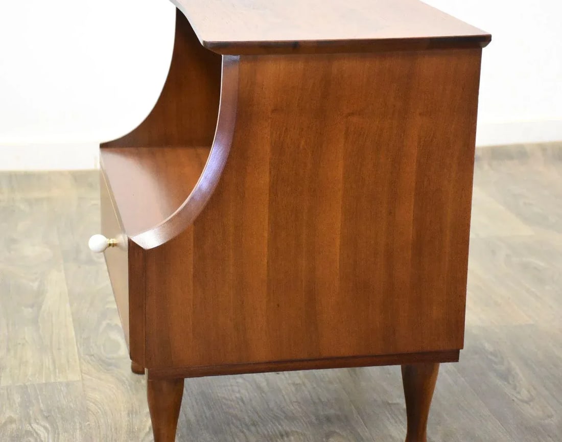 Kipp Stewart Style Walnut Nightstand - 3