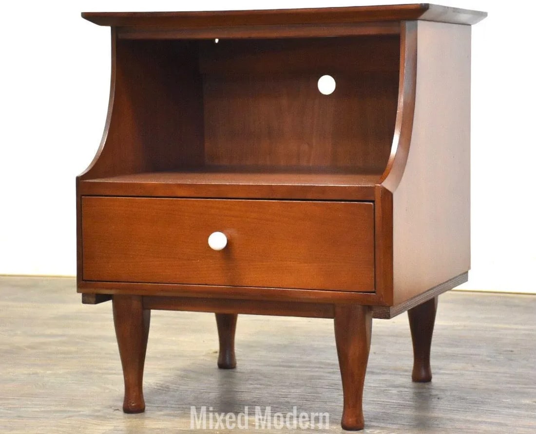 Kipp Stewart Style Walnut Nightstand - 8