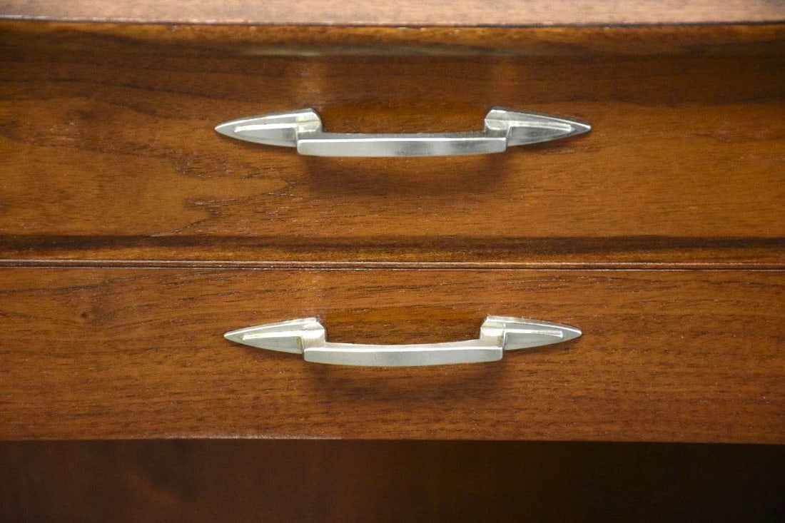 Lane Walnut Mid-Century Modern Nightstands- a Pair - 8