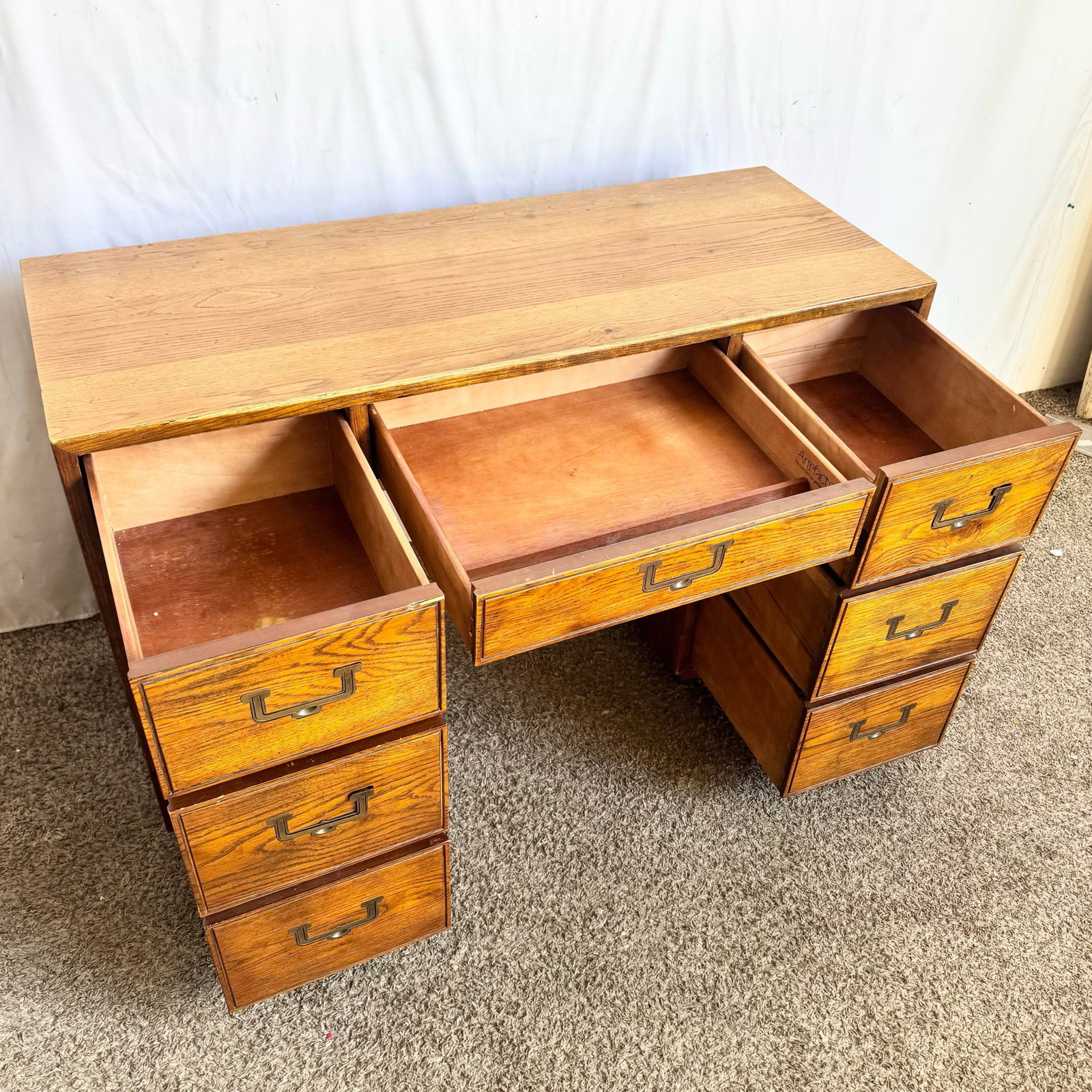 Campaign "Artefacts" Desk by Henredon - 3