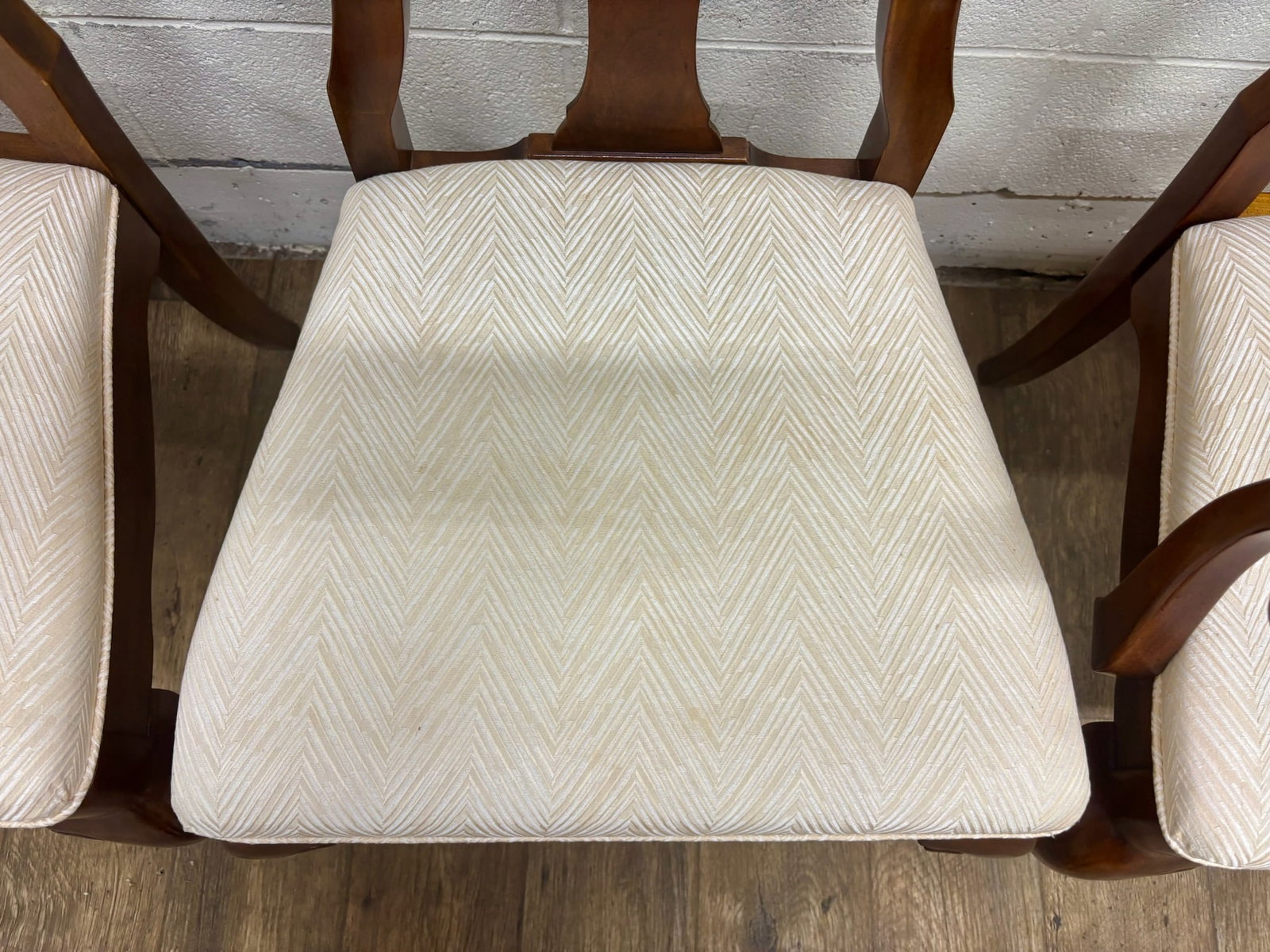 Vintage Drexel Heritage Queen Anne Style Dining Chairs - Full Set of 6 - 16