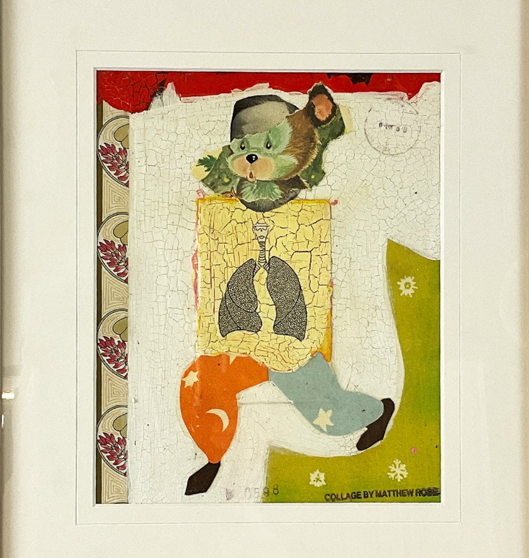 Contemporary Collage "Sleepy Breath" by Paris Matthew Rose - 2