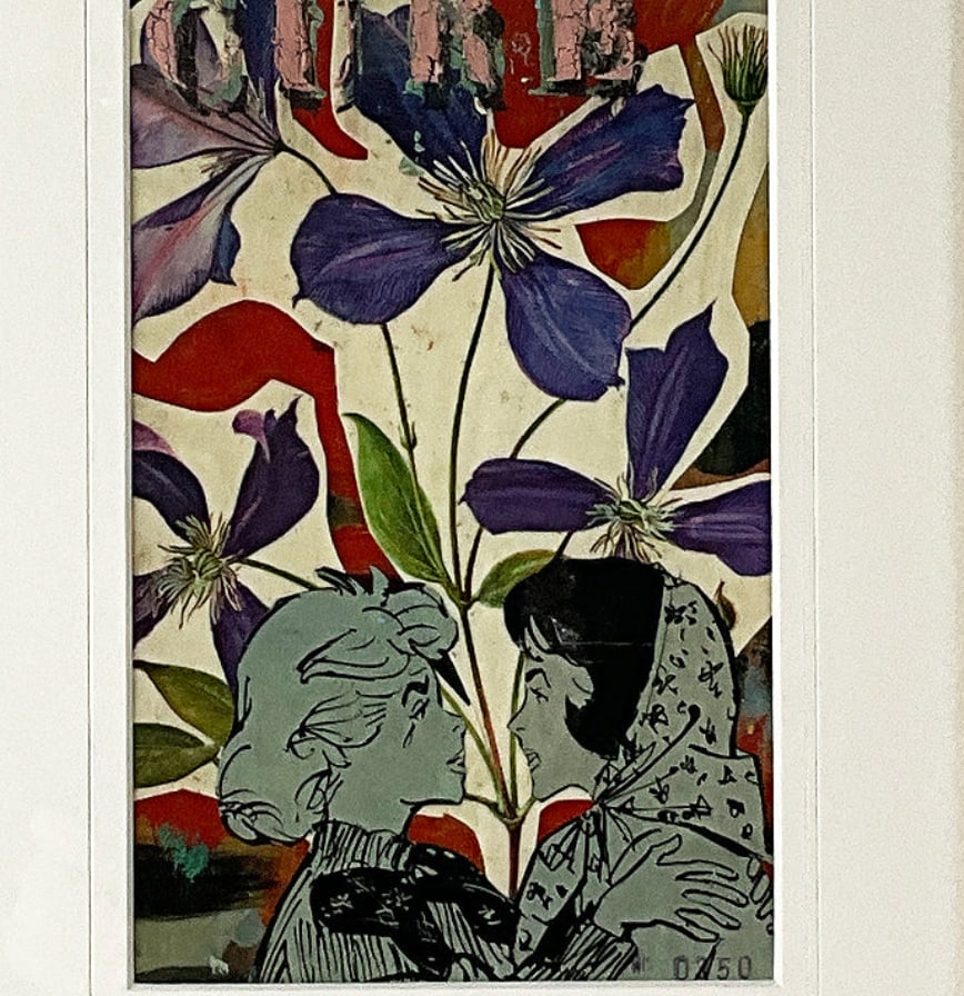 Contemporary Collage "Cure Ate" by Paris Artist Matthew Rose - 2