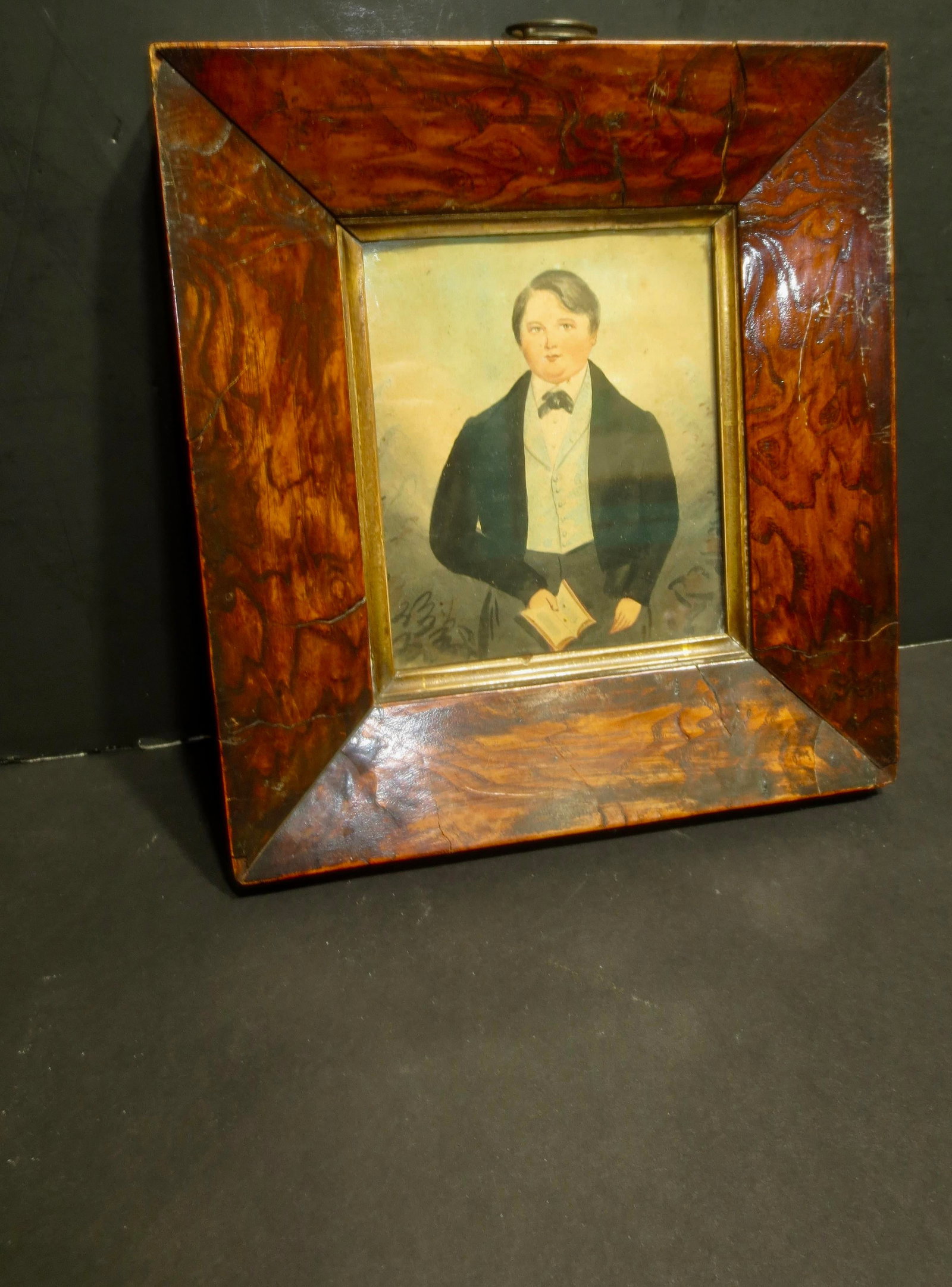 19th Century Portrait of a Young Man Watercolor - 4