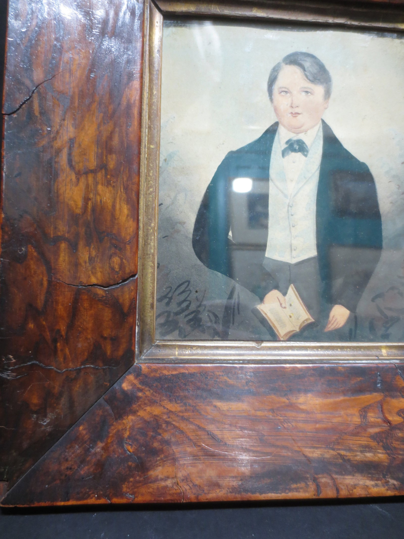 19th Century Portrait of a Young Man Watercolor - 9