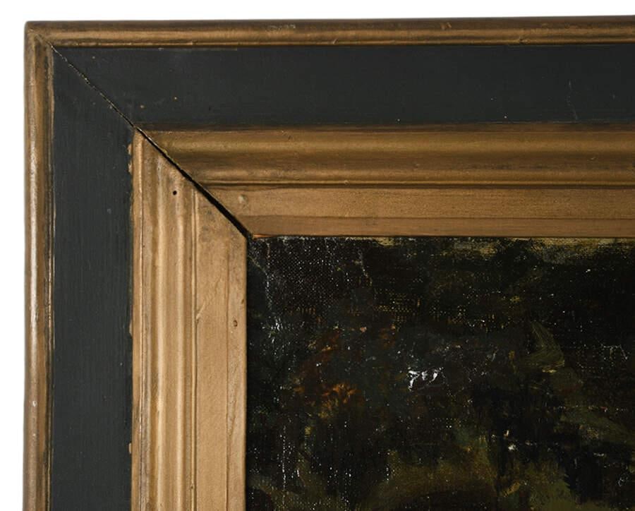 Antique Framed "The Triumph of Bacchus" After Diego Velazquez Oil on Canvas - 3