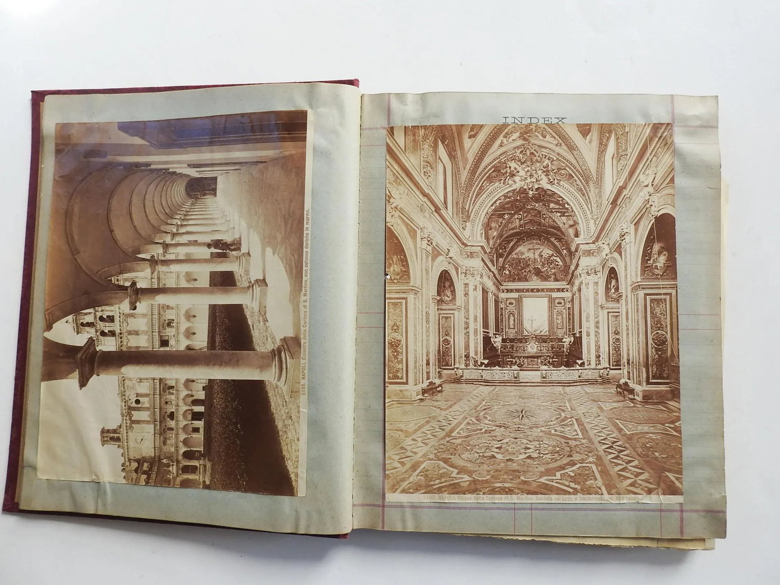 Antique Bound Collection Grand Tour Albumen Photographs - 6