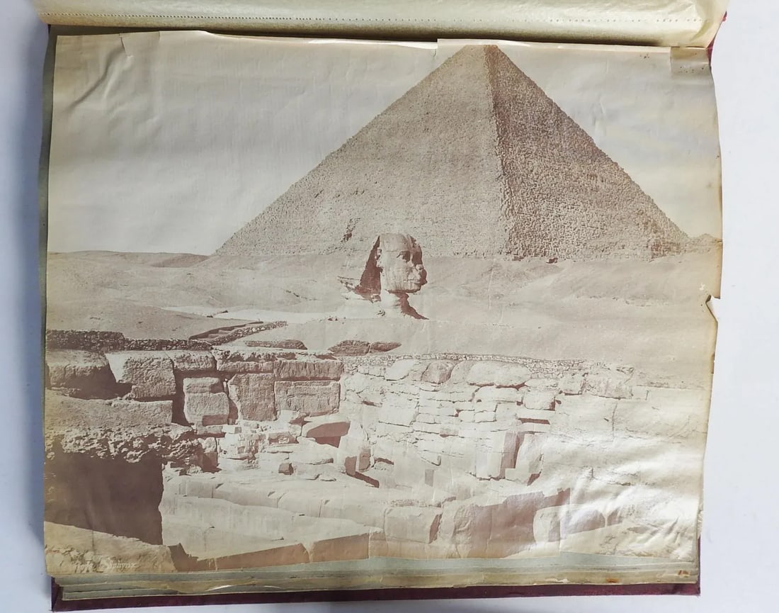 Antique Bound Collection Grand Tour Albumen Photographs - 7