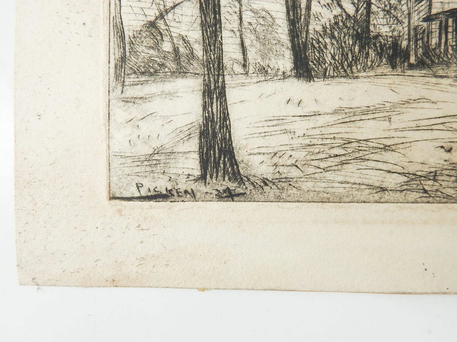 Vintage Farmhouse Etching - 2