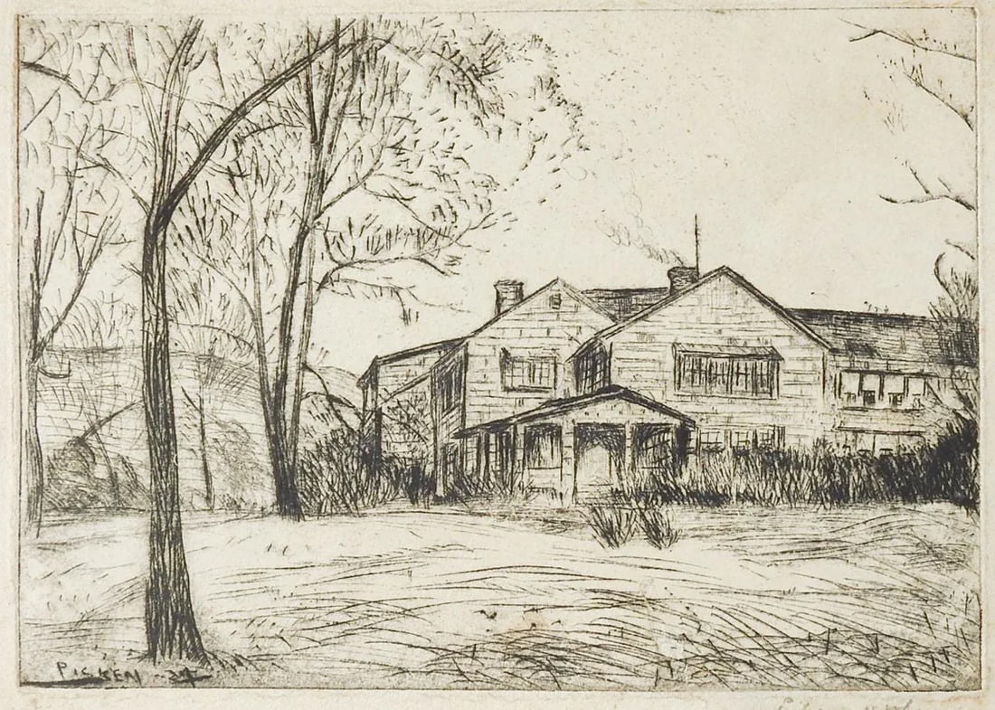 Vintage Farmhouse Etching - 6