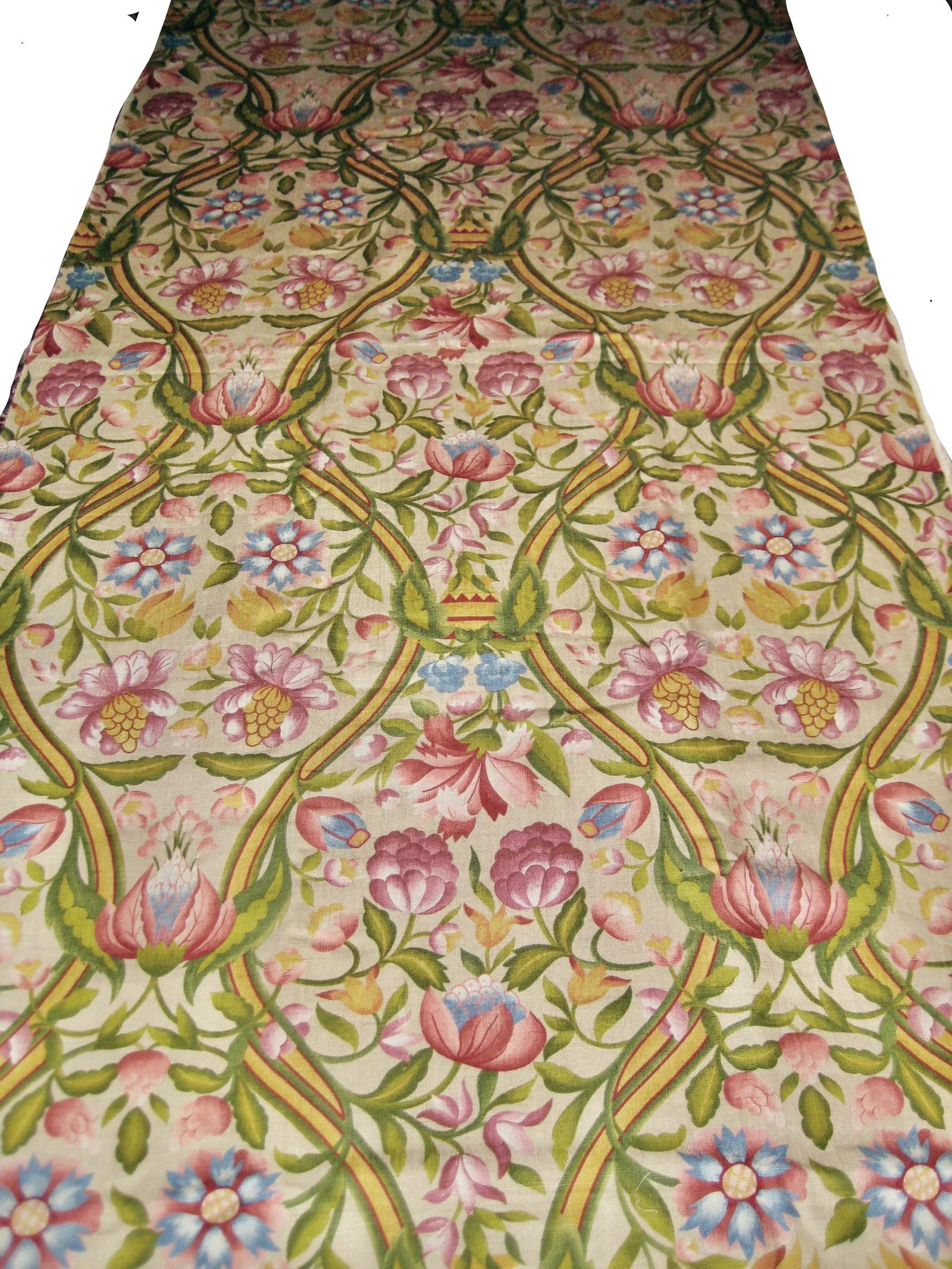 Italian Floral Baroque Rubelli Fabric Textile- 10 Yards - 3