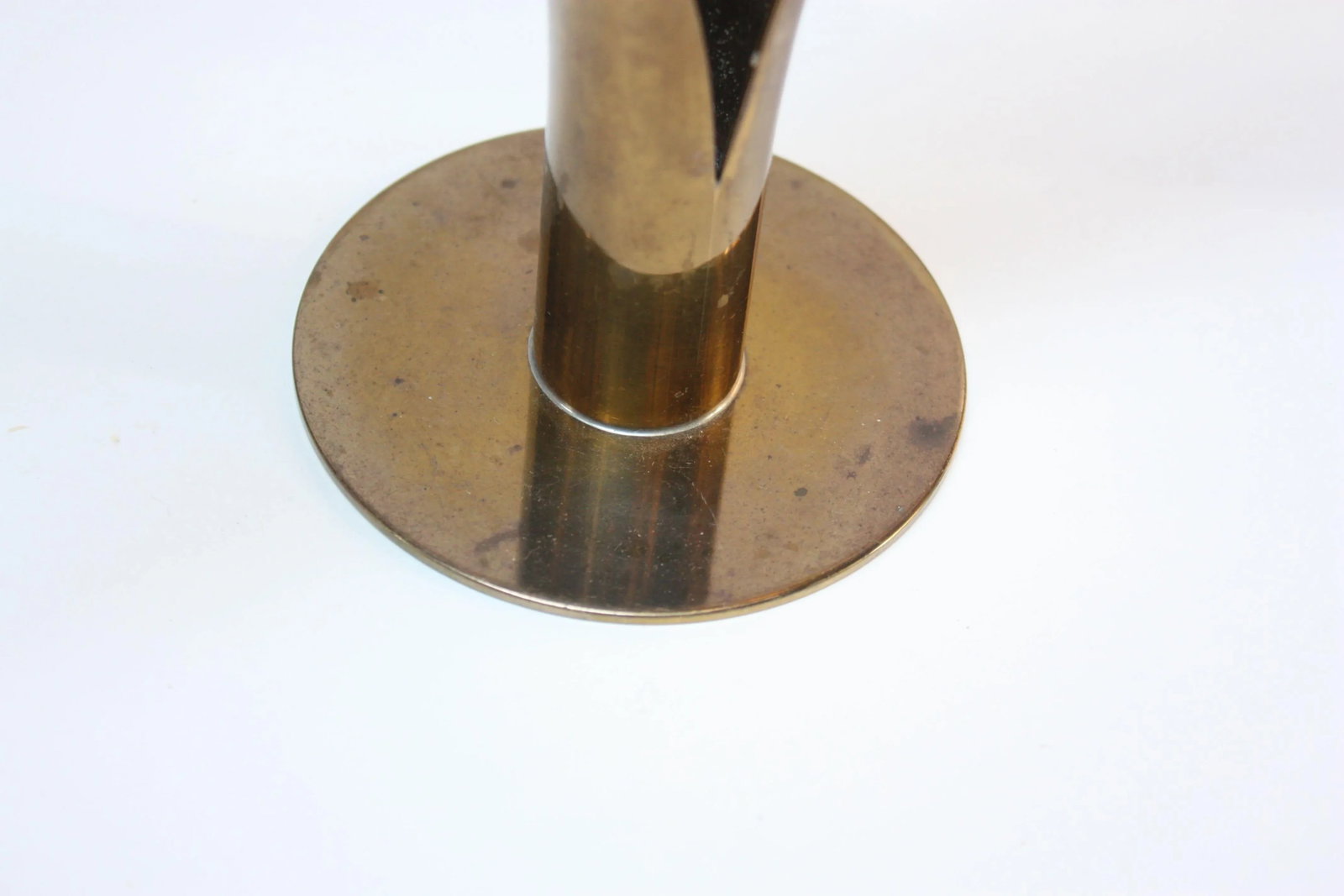 Swedish 'Liljan' Brass Candleholders by Ystad - Set of 10 - 10