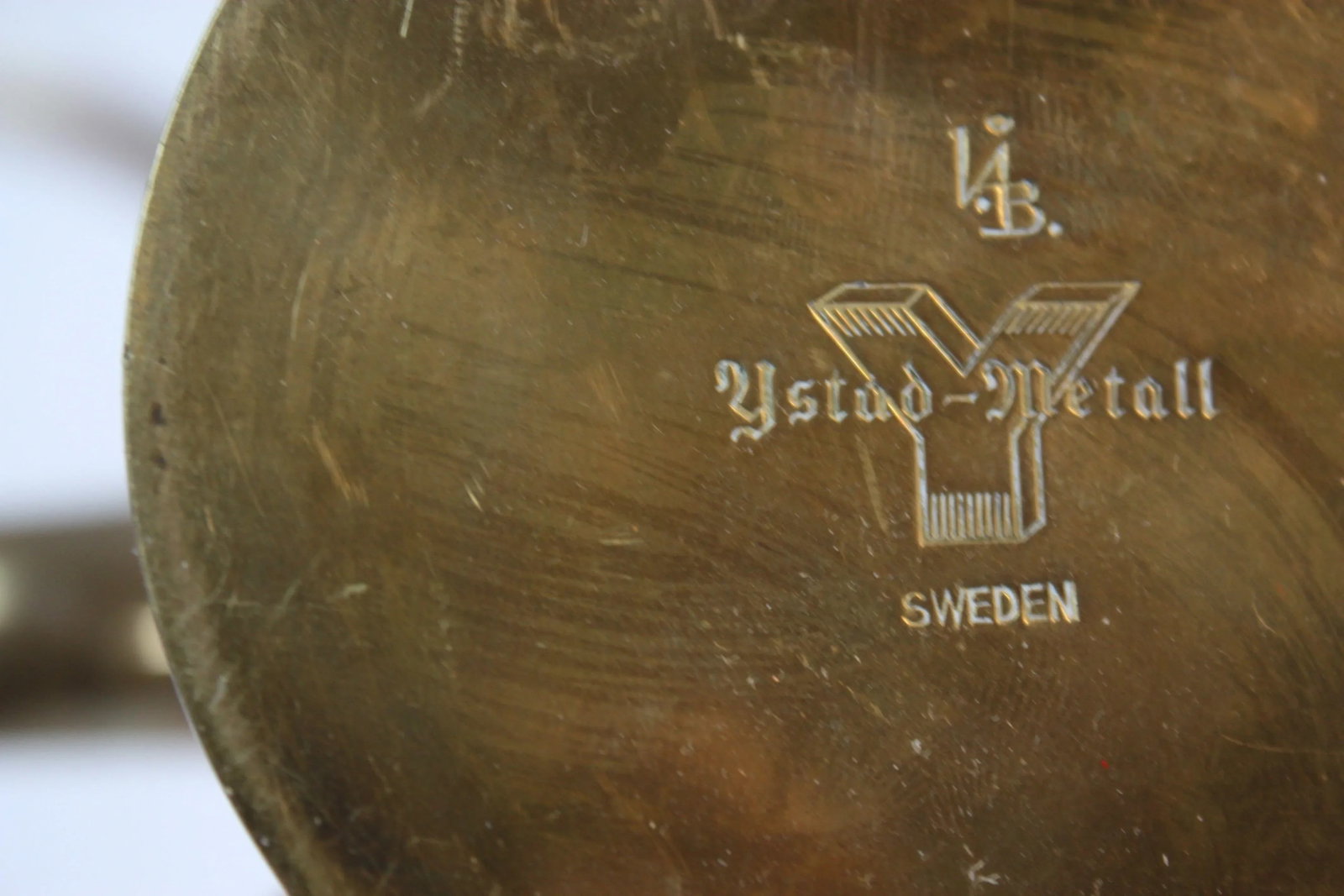 Swedish 'Liljan' Brass Candleholders by Ystad - Set of 10 - 12