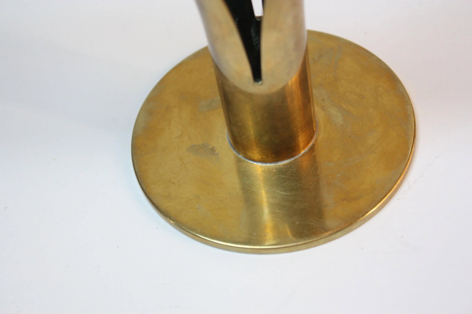 Swedish 'Liljan' Brass Candleholders by Ystad - Set of 10 - 4