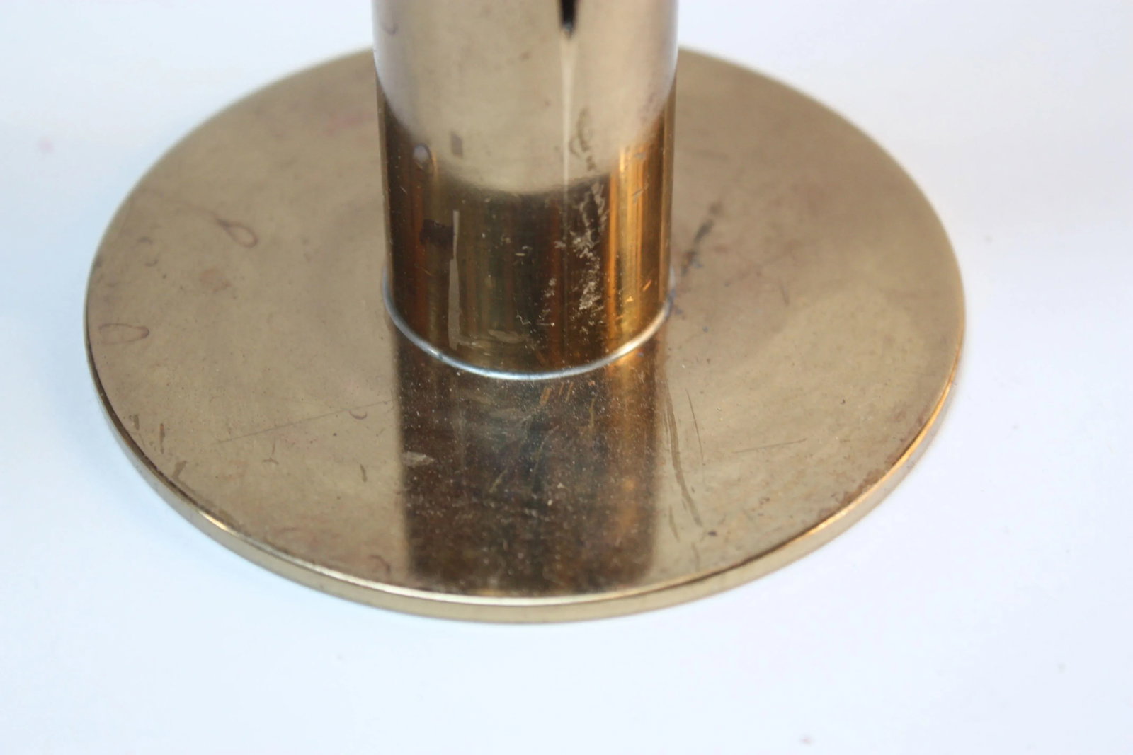 Swedish 'Liljan' Brass Candleholders by Ystad - Set of 10 - 5
