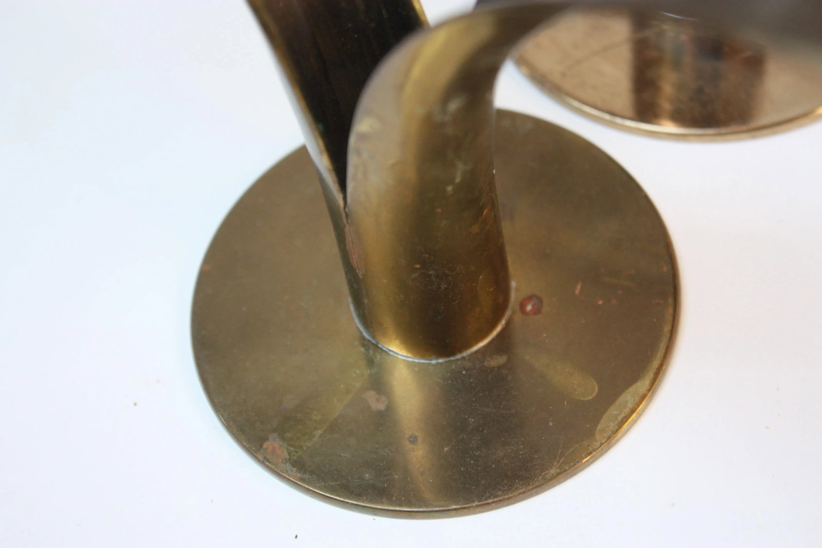 Swedish 'Liljan' Brass Candleholders by Ystad - Set of 10 - 6